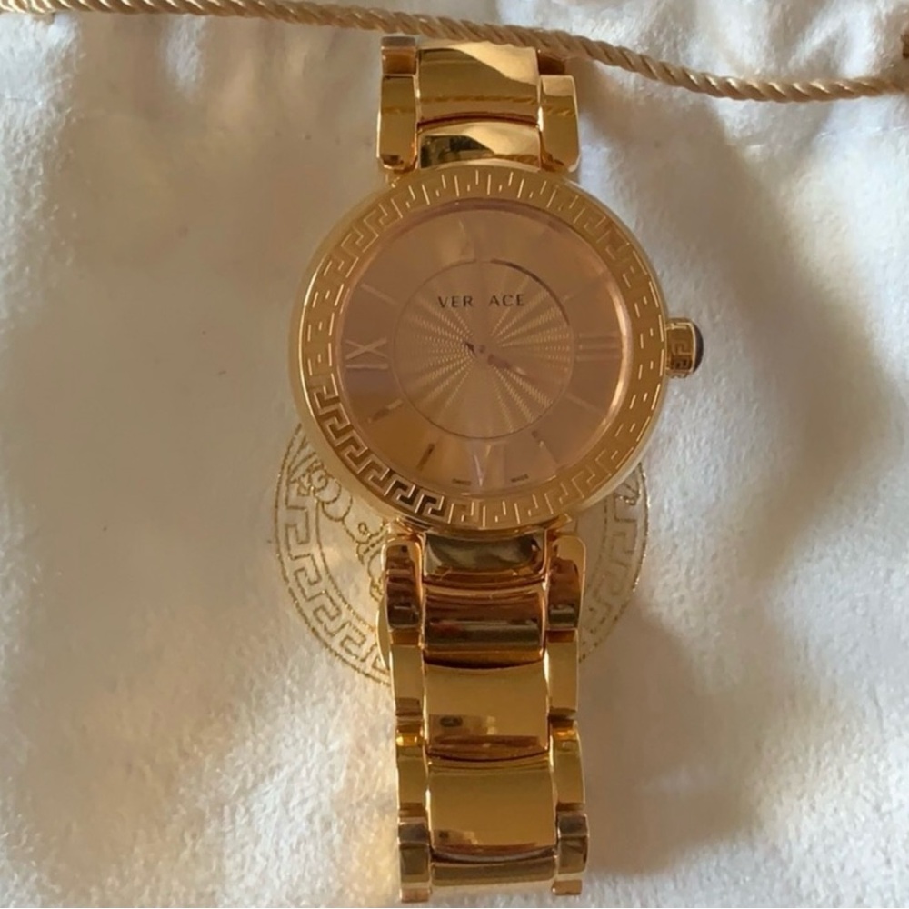 Versace Women's Luxurious Gold Watch
